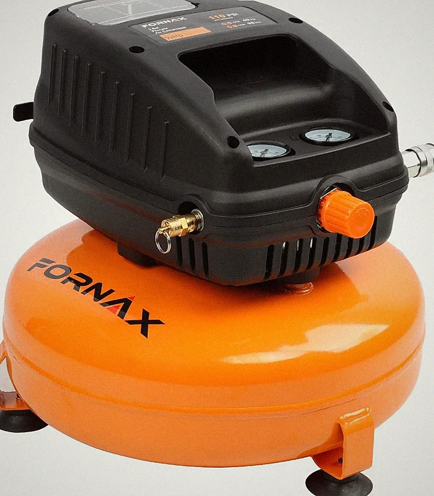 Compact 3 Gallon Pancake Air Compressor, 110 PSI, Oil-Free & Portable