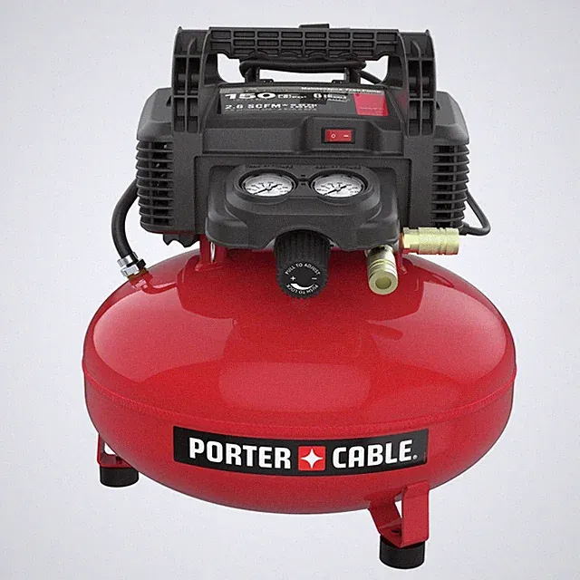 Porter-Cable PXCM12236 6 gal 150 PSI Air Compressor w/ Brad Nailer Kit New