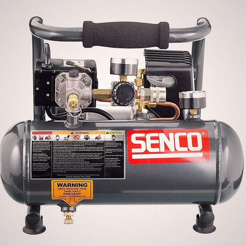 Senco 1 Gal. 1/2 HP Portable Electric Air Compressor Tool Quiet Lightweight Tank